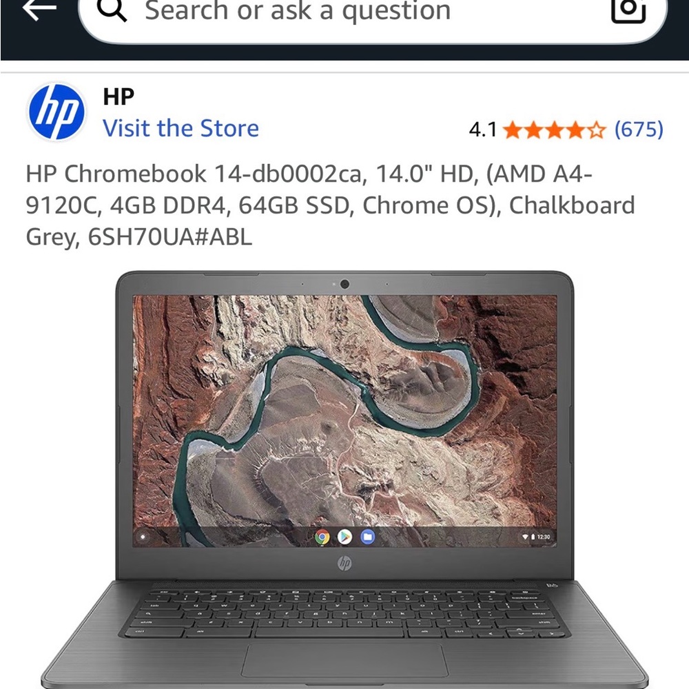 HP Chromebook 14 - Dark Gray